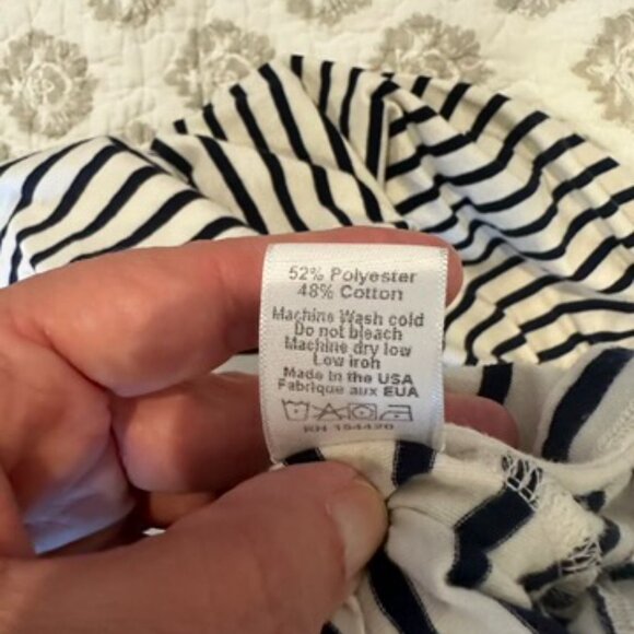 Clare V. Striped 3/4 sleeve Tee - Picture 6 of 6